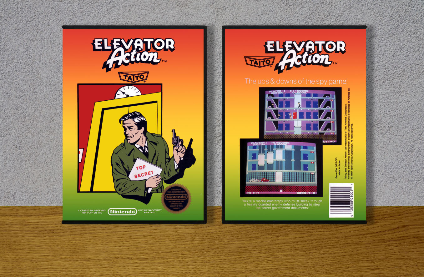 Elevator Action, Case Color: DARK GREY (OEM DS CASE COLOR)