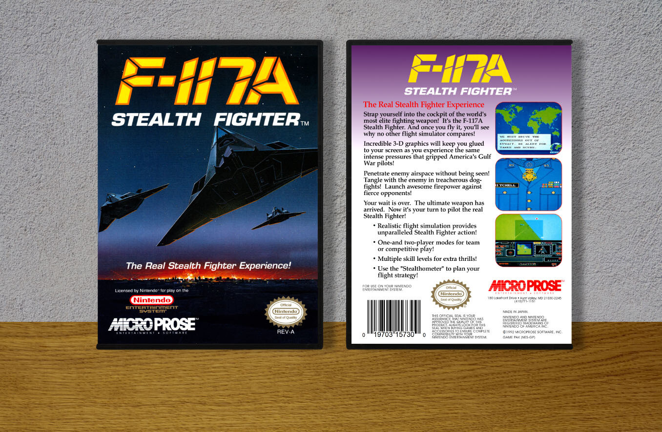 F-117A Stealth Fighter, Case Color: DARK GREY (OEM DS CASE COLOR)