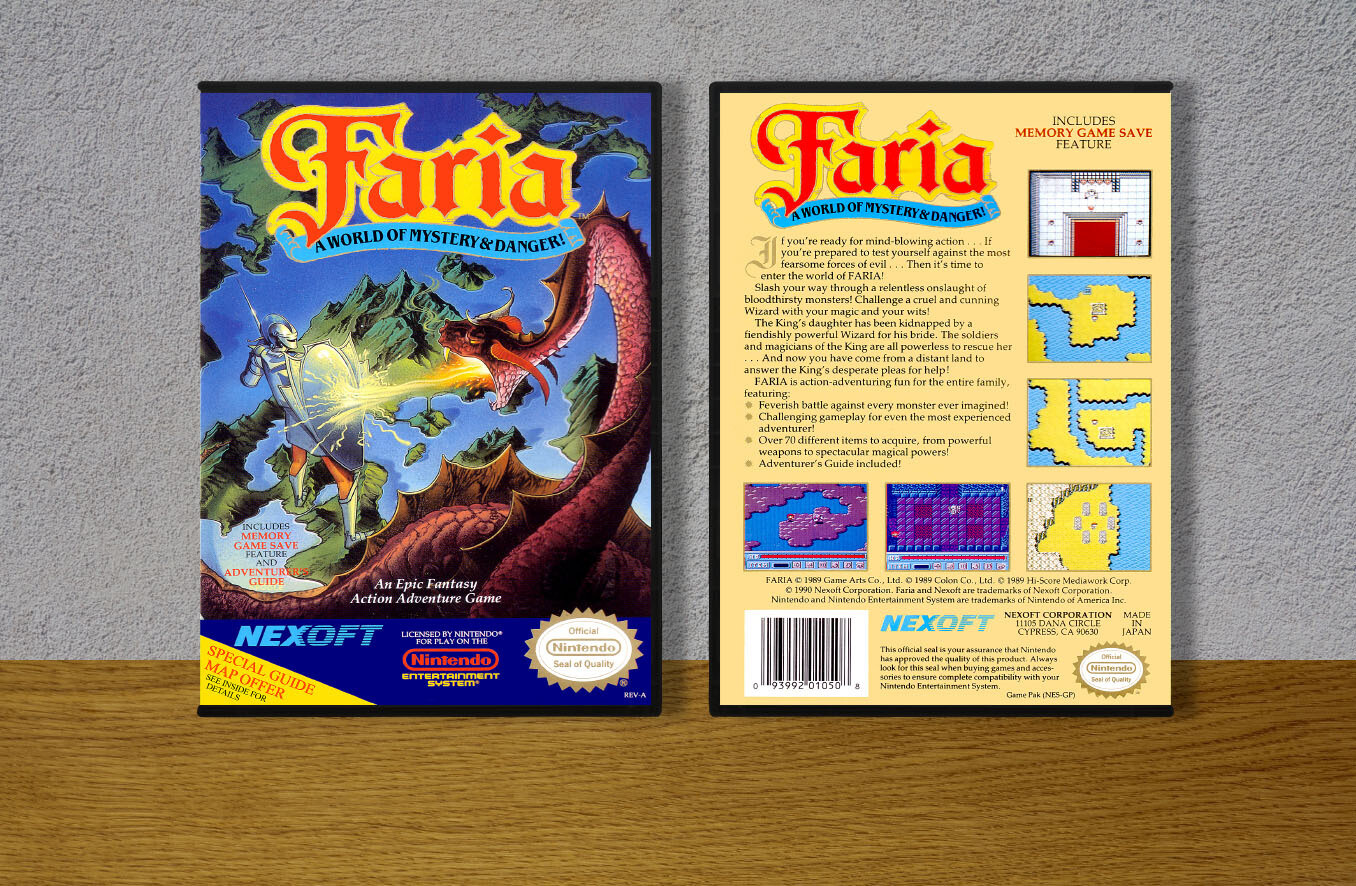 Faria: A World of Mystery &amp; Danger!, Case Color: DARK GREY (OEM DS CASE COLOR)