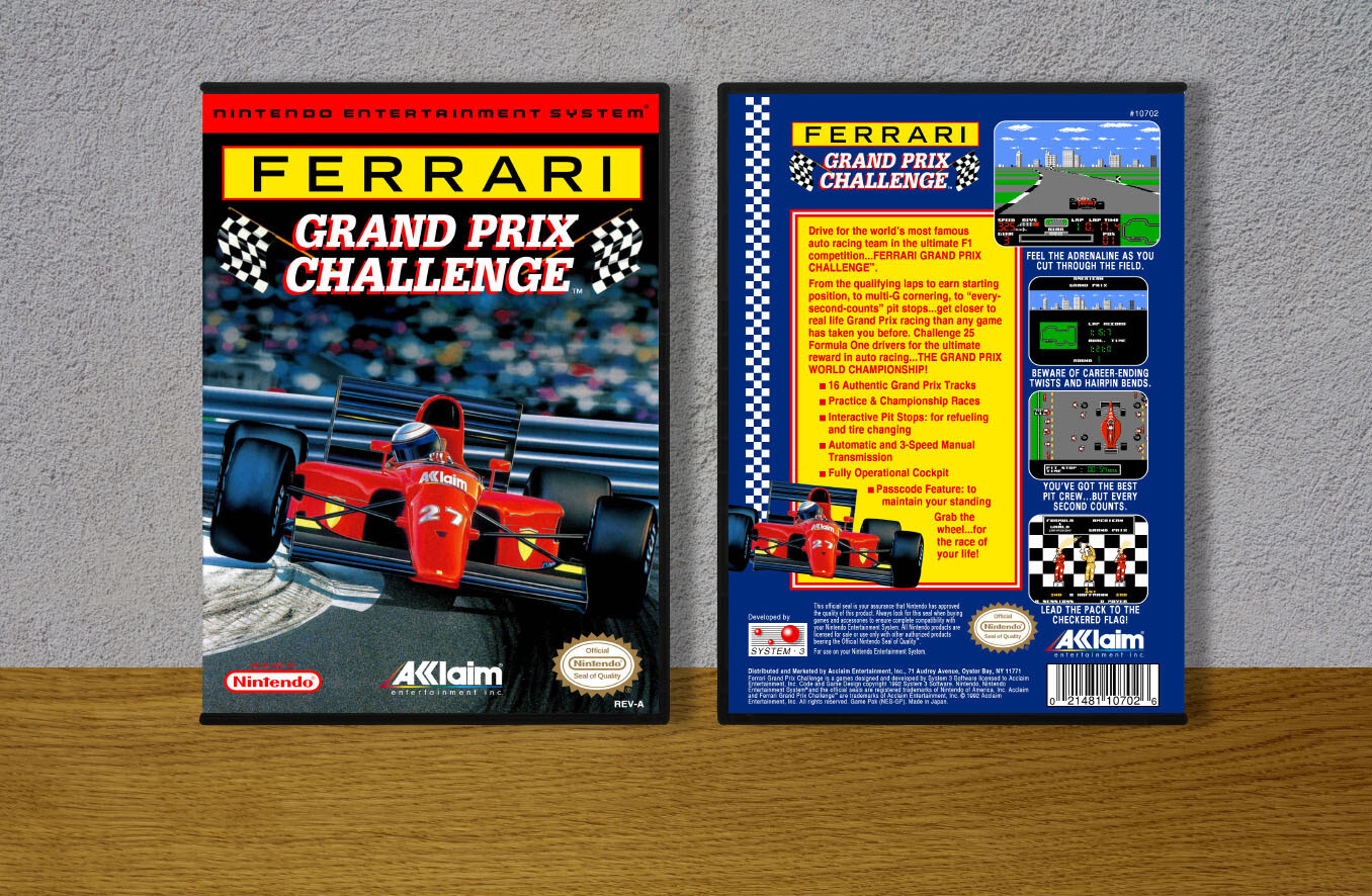 Ferrari Grand Prix Challenge, Case Color: DARK GREY (OEM DS CASE COLOR)