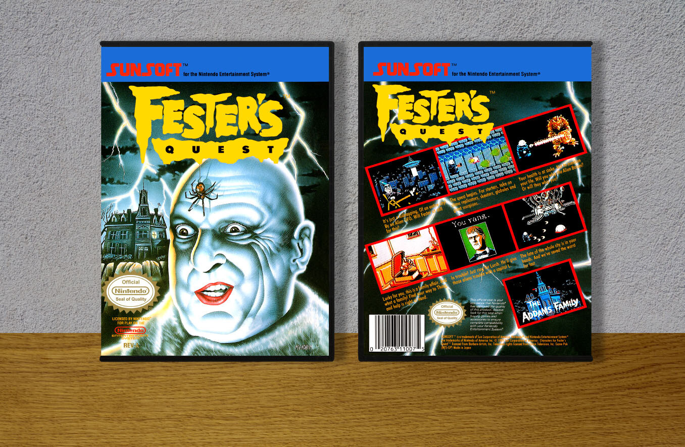 Fester&#39;s Quest, Case Color: DARK GREY (OEM DS CASE COLOR)