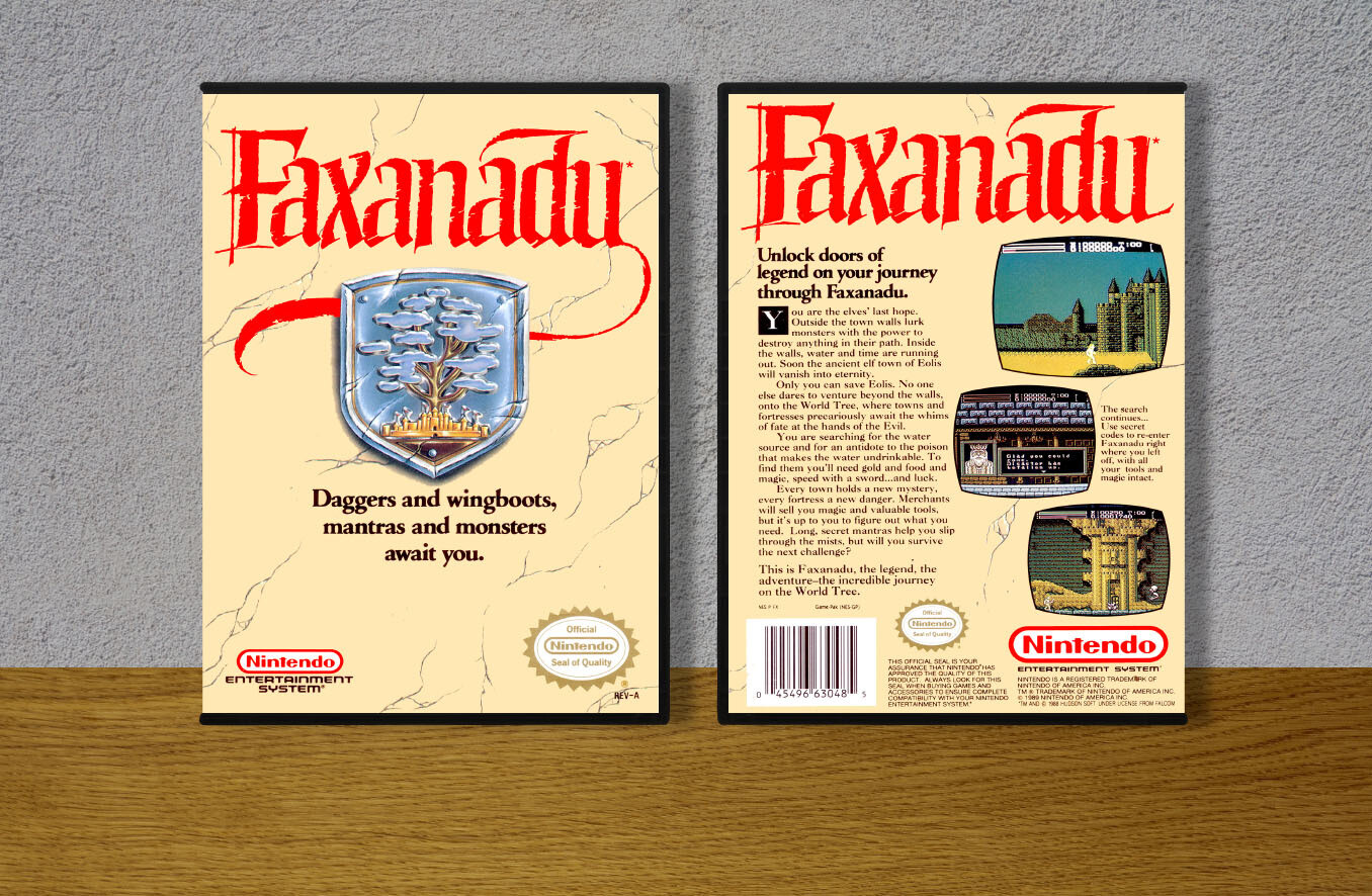 Faxanadu, Case Color: DARK GREY (OEM DS CASE COLOR)