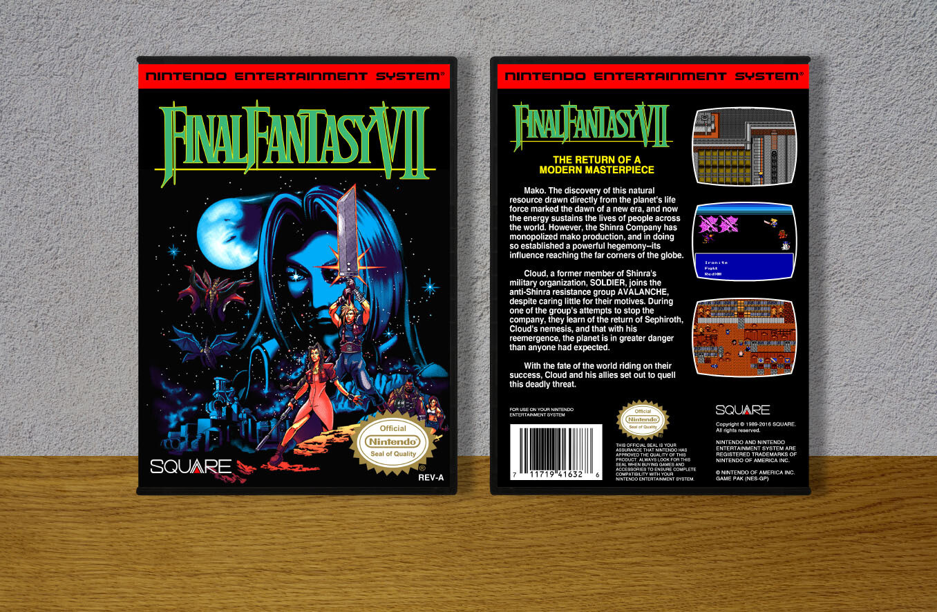 Final Fantasy VII, Case Color: DARK GREY (OEM DS CASE COLOR)