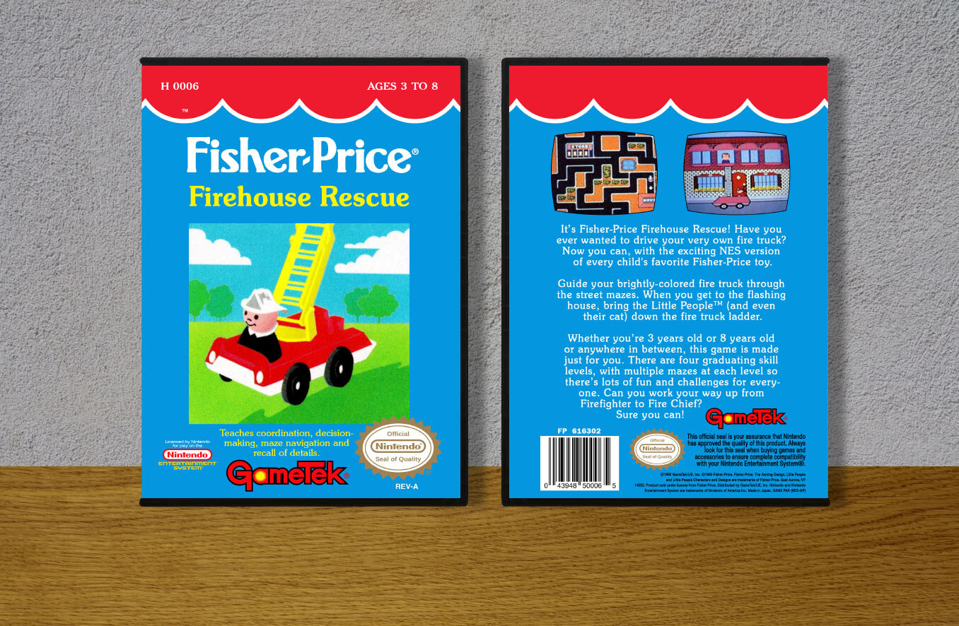 Fisher-Price: Firehouse Rescue, Case Color: DARK GREY (OEM DS CASE COLOR)