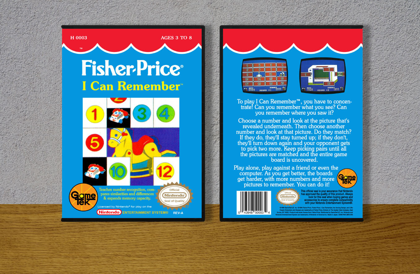 Fisher-Price: I Can Remember, Case Color: DARK GREY (OEM DS CASE COLOR)