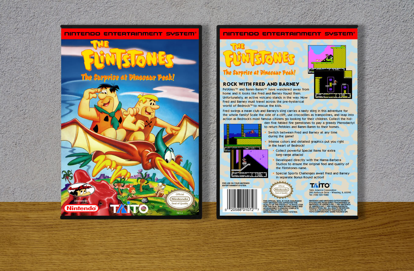Flintstones, The: The Surprise at Dinosaur Peak!, Case Color: DARK GREY (OEM DS CASE COLOR)