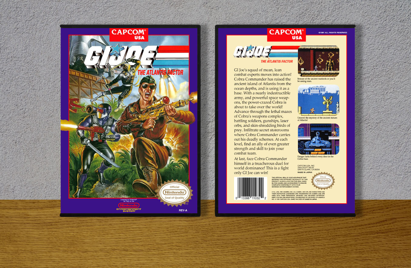 G.I. Joe: The Atlantis Factor, Case Color: DARK GREY (OEM DS CASE COLOR)