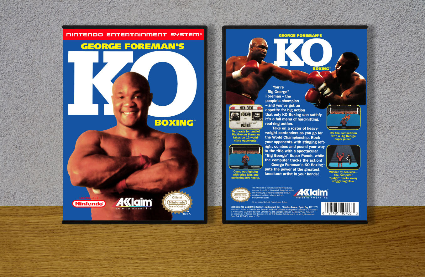 George Foreman&#39;s KO Boxing, Case Color: DARK GREY (OEM DS CASE COLOR)