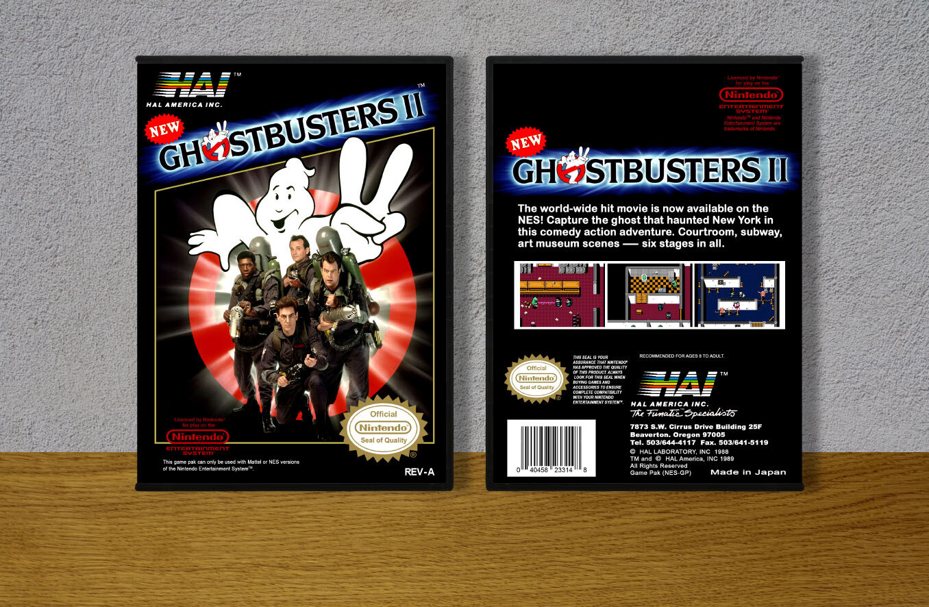 Ghostbusters II, New, Case Color: DARK GREY (OEM DS CASE COLOR)