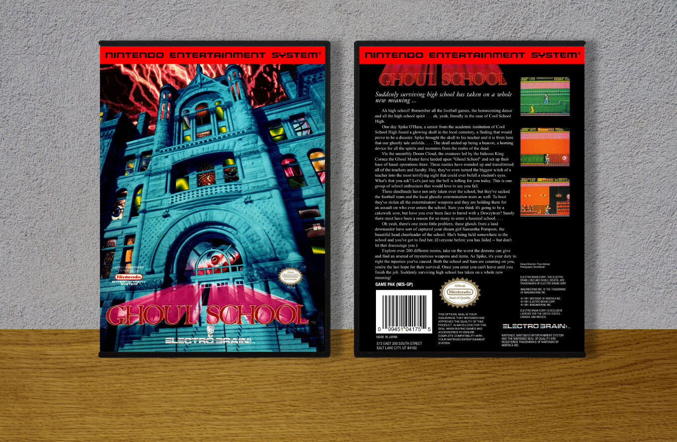 Ghoul School, Case Color: DARK GREY (OEM DS CASE COLOR)