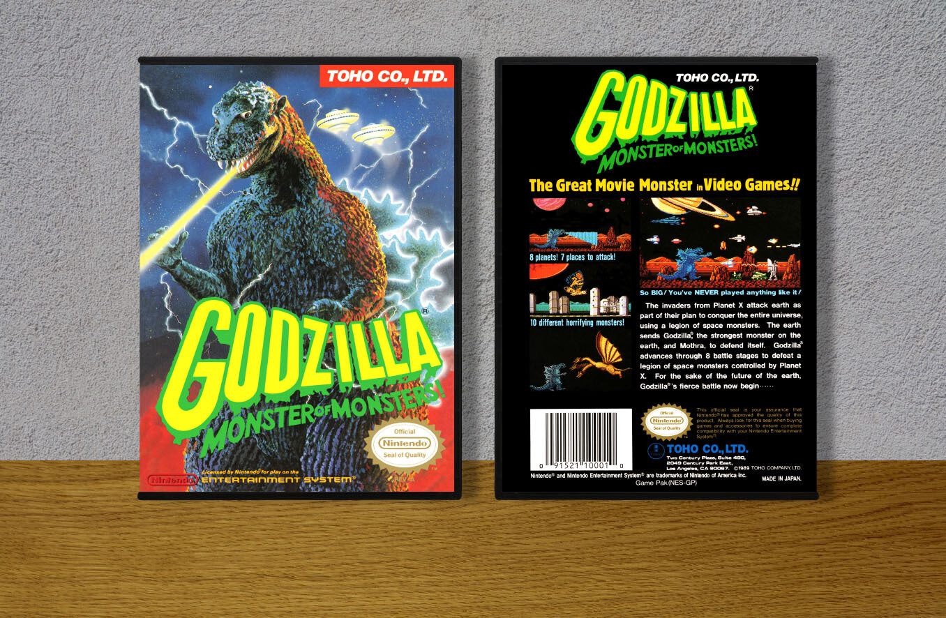 Godzilla: Monster of Monsters, Case Color: DARK GREY (OEM DS CASE COLOR)