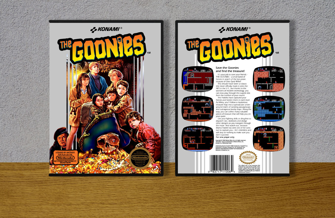 Goonies, The (Silver Version), Case Color: DARK GREY (OEM DS CASE COLOR)