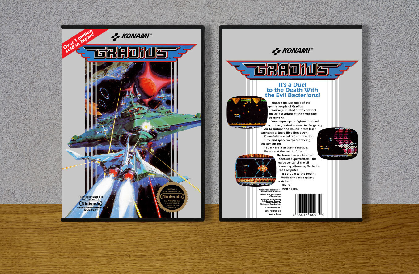 Gradius, Case Color: DARK GREY (OEM DS CASE COLOR)