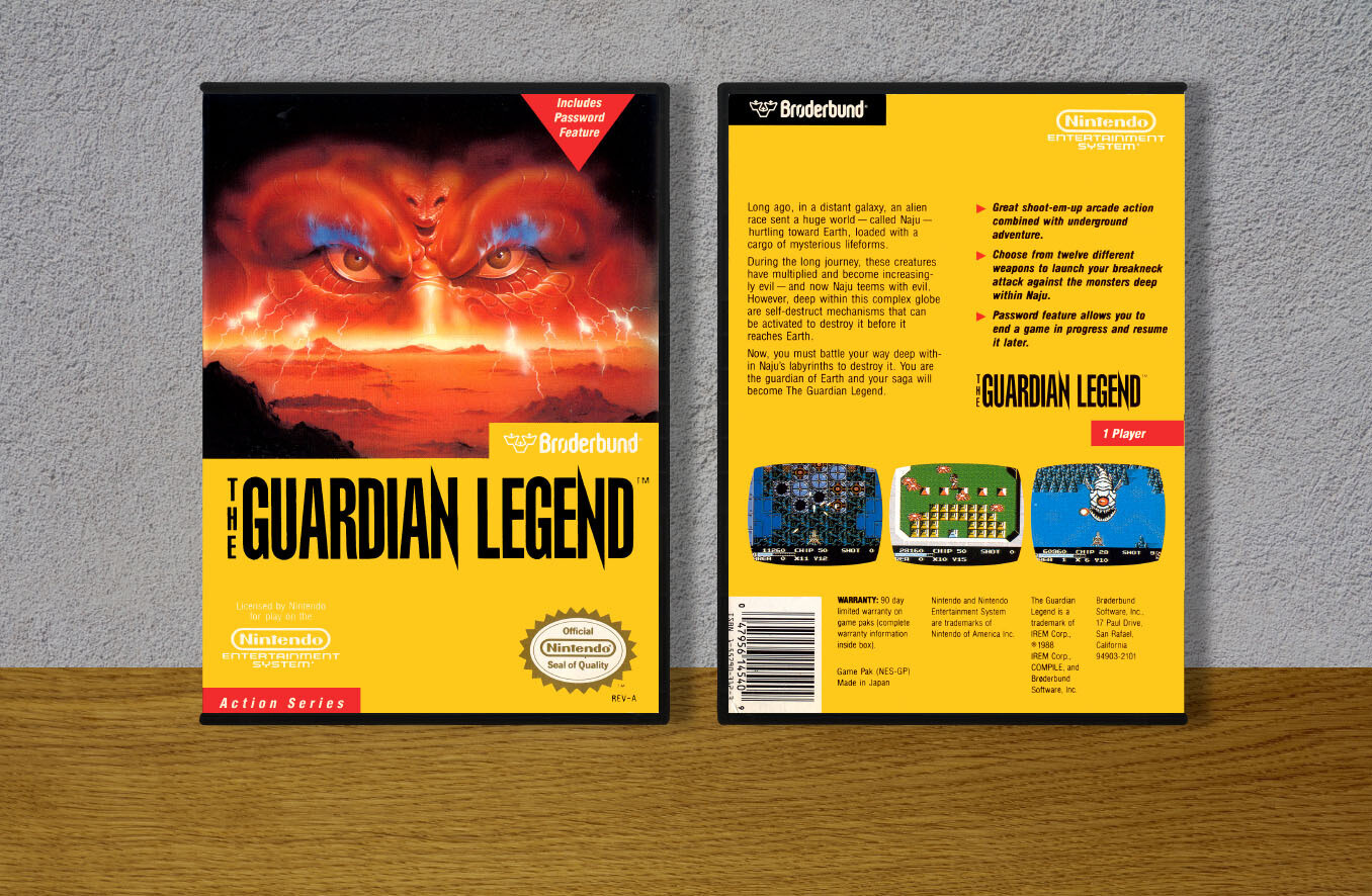 Guardian Legend, The, Case Color: DARK GREY (OEM DS CASE COLOR)