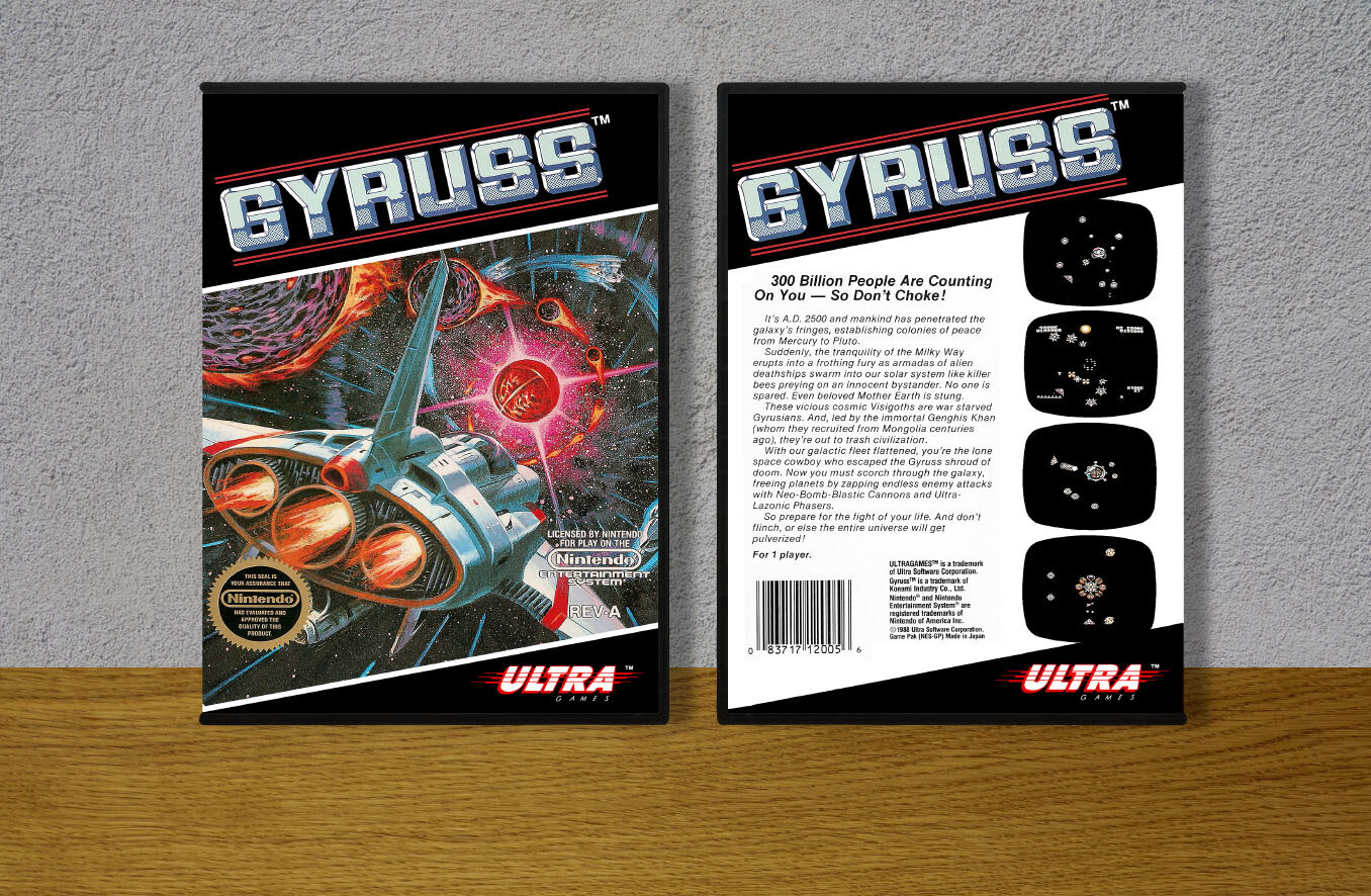 Gyruss, Case Color: DARK GREY (OEM DS CASE COLOR)