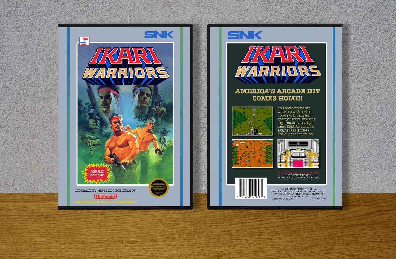 Ikari Warriors, Case Color: DARK GREY (OEM DS CASE COLOR)