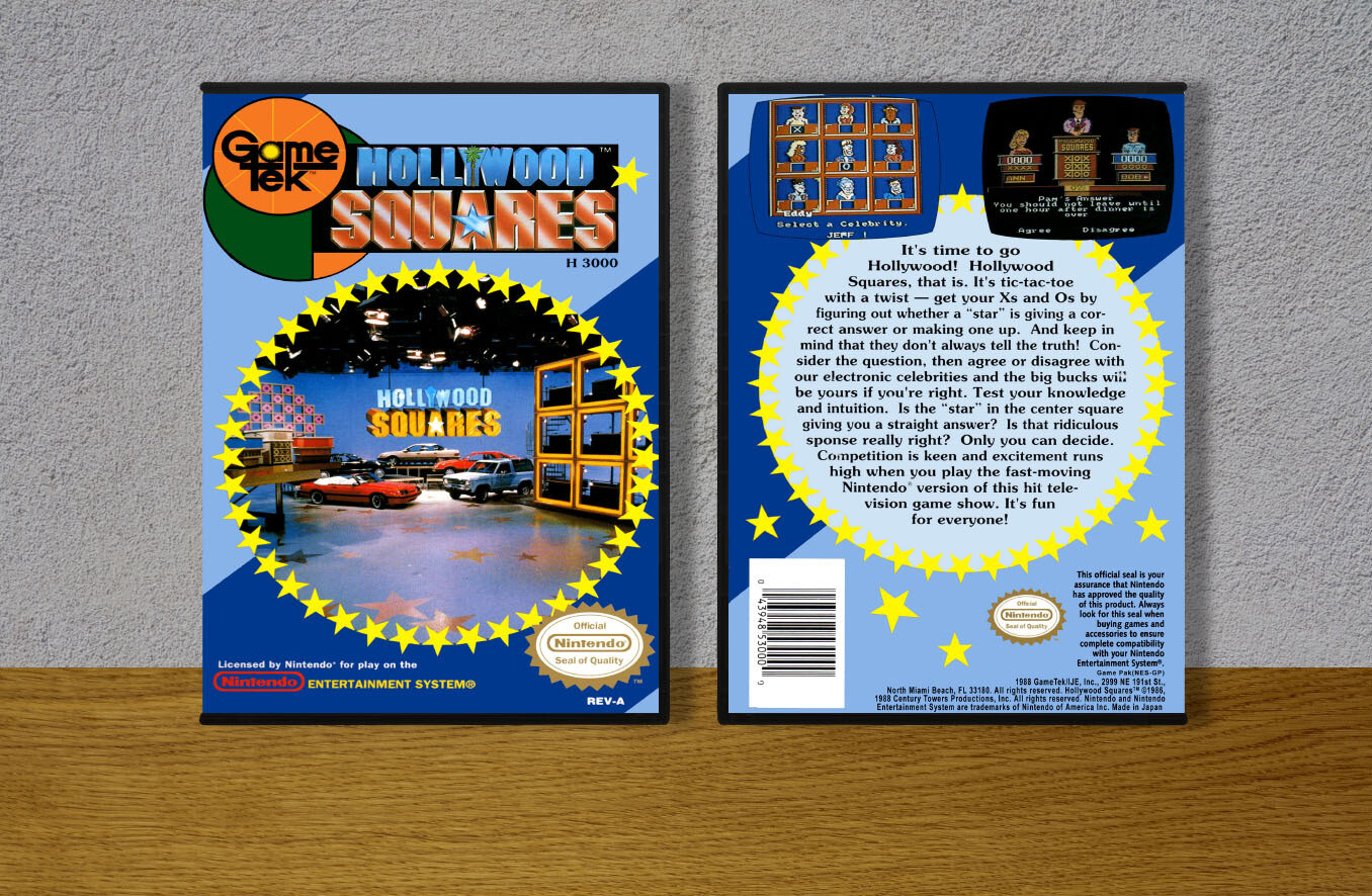 Hollywood Squares, Case Color: DARK GREY (OEM DS CASE COLOR)