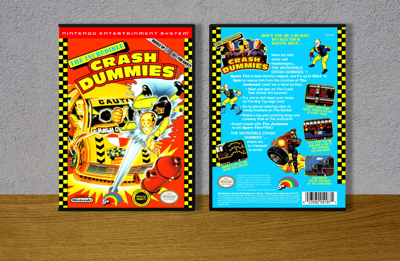 Incredible Crash Dummies, The, Case Color: DARK GREY (OEM DS CASE COLOR)