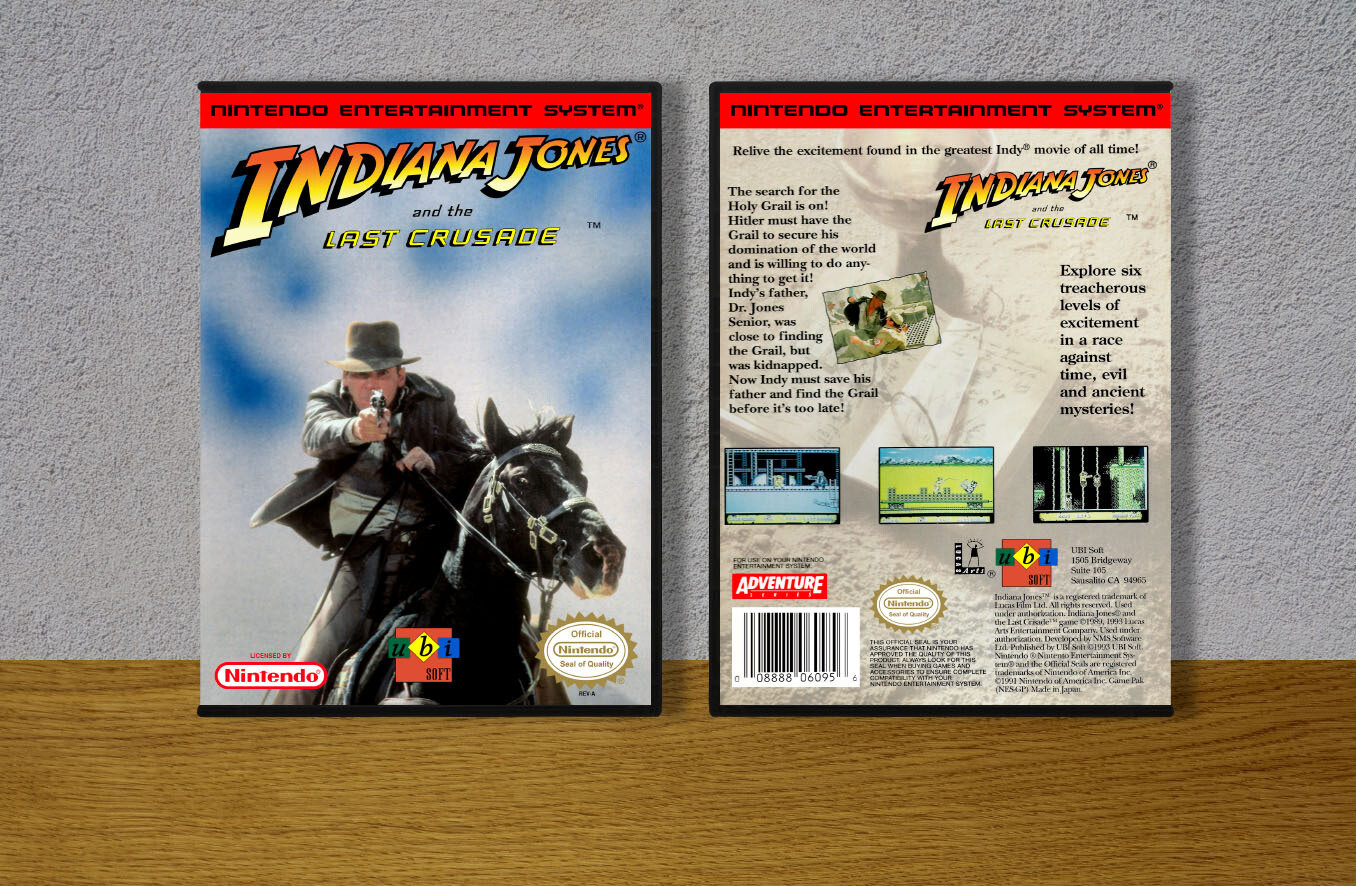 Indiana Jones and the Last Crusade (Ubisoft), Case Color: DARK GREY (OEM DS CASE COLOR)