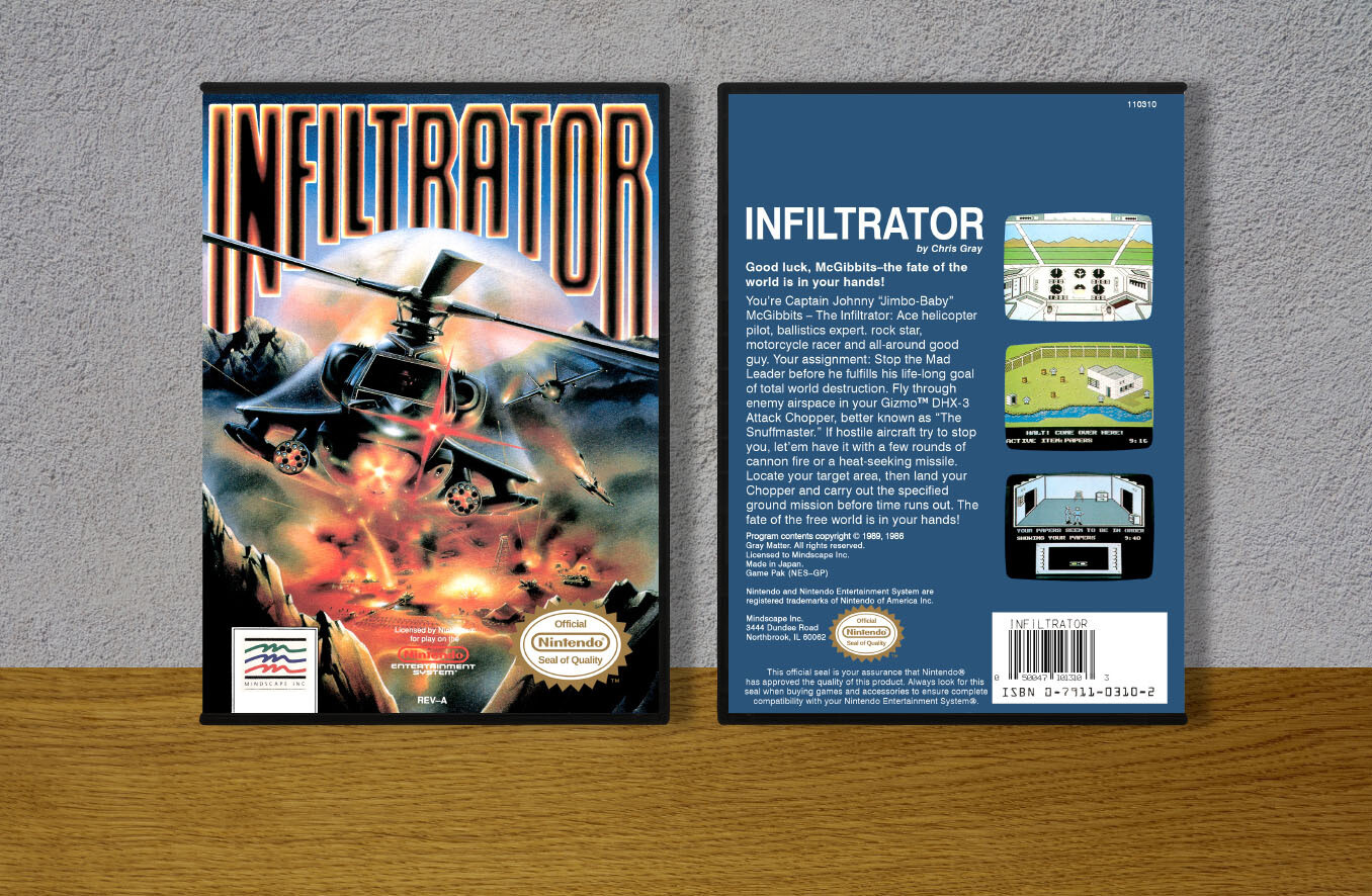 Infiltrator, Case Color: DARK GREY (OEM DS CASE COLOR)