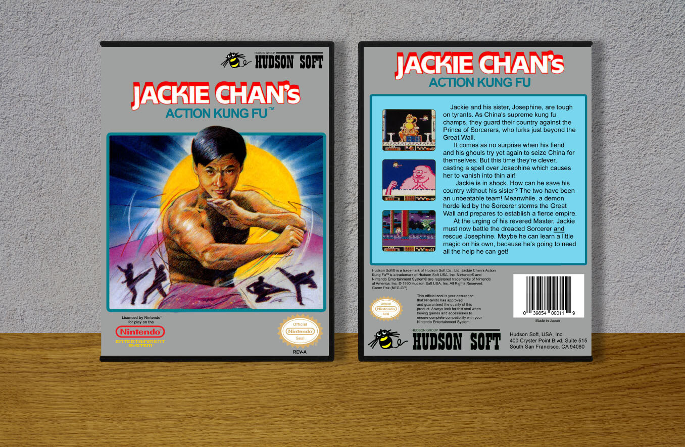 Jackie Chan&#39;s Action Kung Fu, Case Color: DARK GREY (OEM DS CASE COLOR)