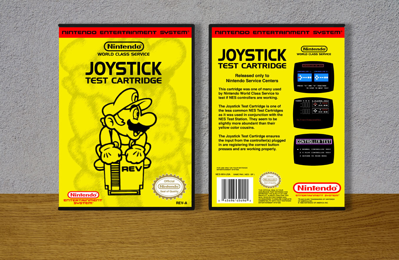 Joystick Test Cartridge, Case Color: DARK GREY (OEM DS CASE COLOR)