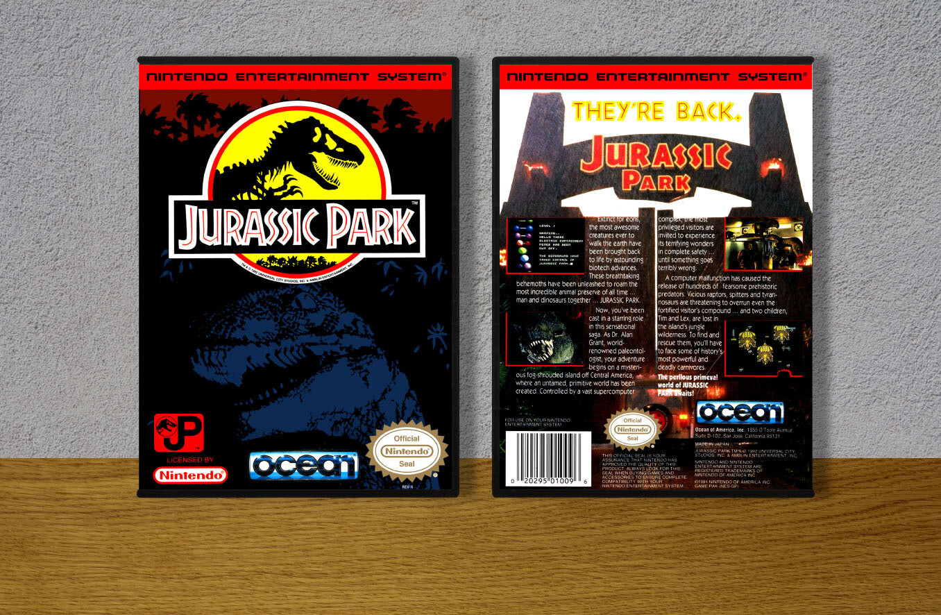 Jurassic Park, Case Color: DARK GREY (OEM DS CASE COLOR)