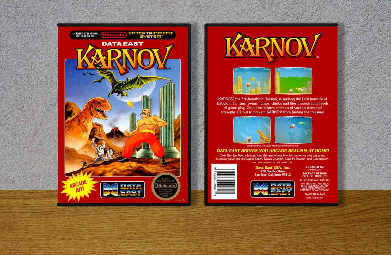 Karnov, Case Color: DARK GREY (OEM DS CASE COLOR)