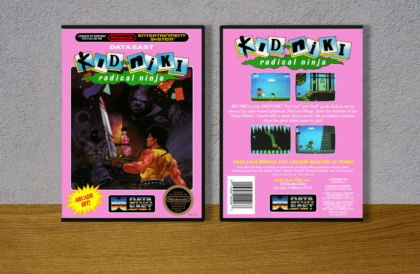 Kid Niki: Radical Ninja, Case Color: DARK GREY (OEM DS CASE COLOR)