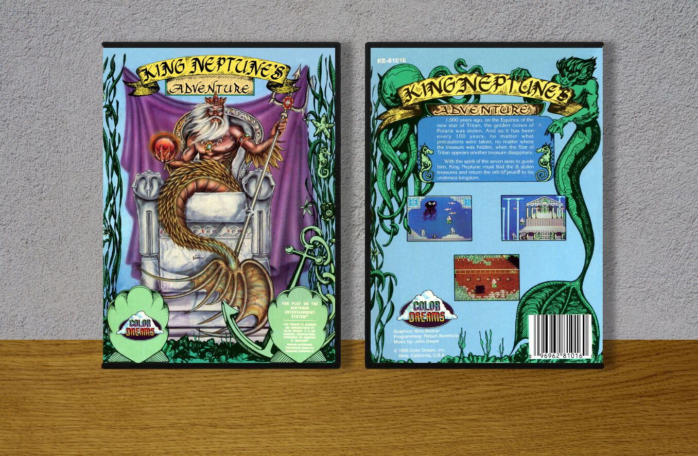 King Neptune&#39;s Adventure, Case Color: DARK GREY (OEM DS CASE COLOR)