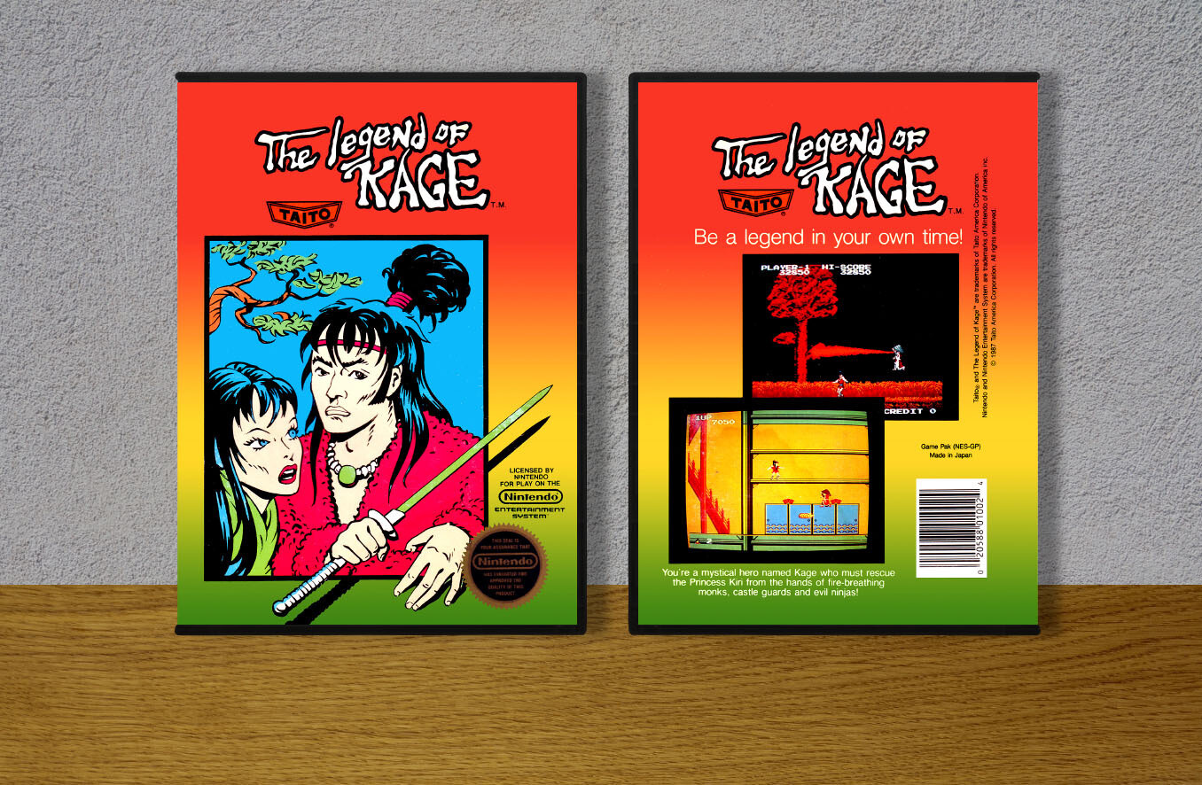 Legend of Kage, The, Case Color: DARK GREY (OEM DS CASE COLOR)