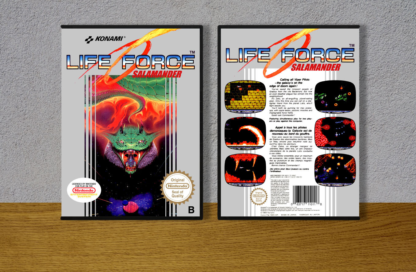 Life Force: Salamander, Case Color: DARK GREY (OEM DS CASE COLOR)