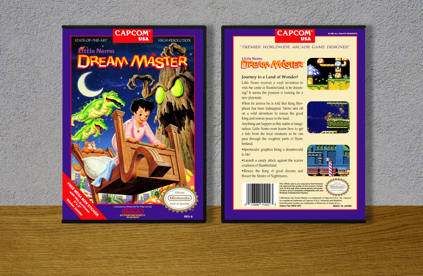Little Nemo: The Dream Master, Case Color: DARK GREY (OEM DS CASE COLOR)