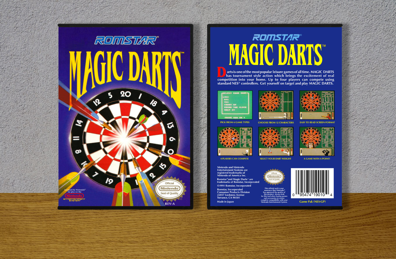 Magic Darts, Case Color: DARK GREY (OEM DS CASE COLOR)