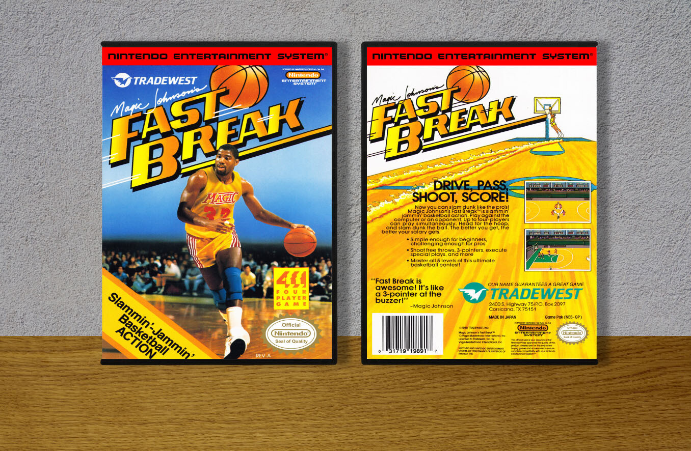 Magic Johnson&#39;s Fast Break, Case Color: DARK GREY (OEM DS CASE COLOR)