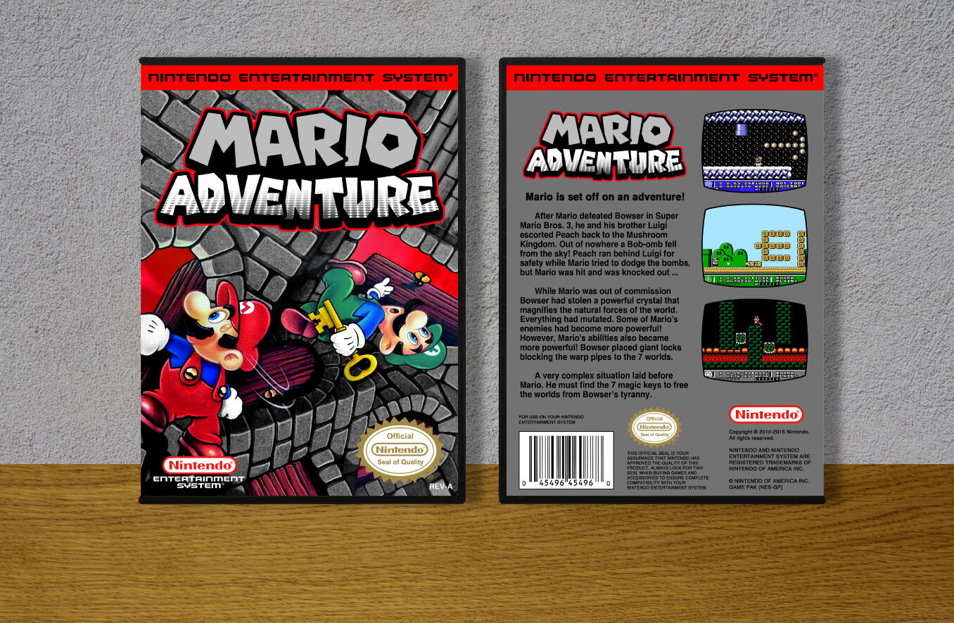 Mario Adventure, Case Color: DARK GREY (OEM DS CASE COLOR)