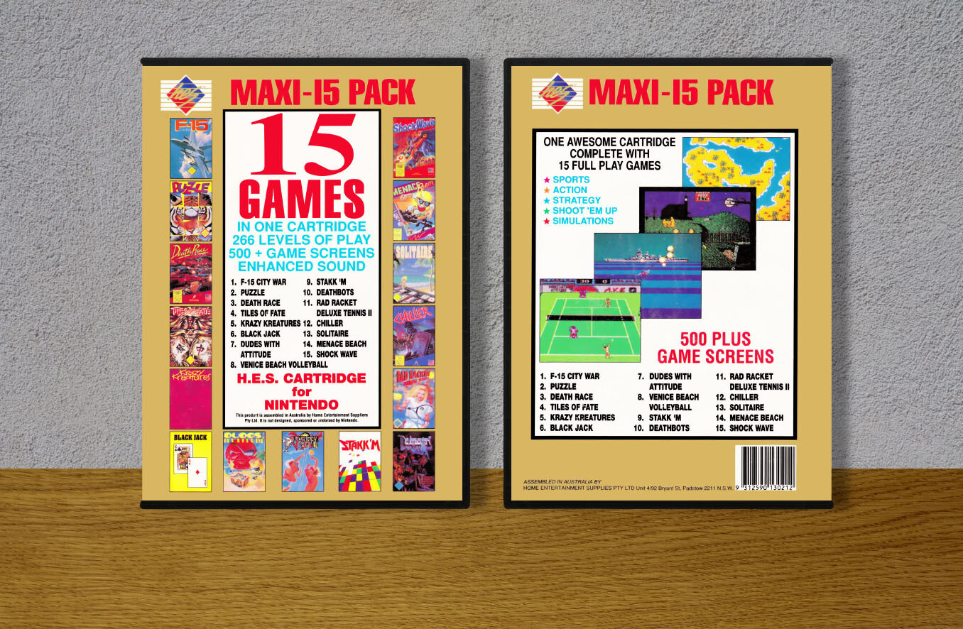 Maxi 15 (HES), Case Color: DARK GREY (OEM DS CASE COLOR)