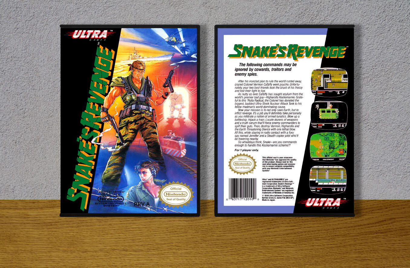 Metal Gear: Snakes Revenge (Original Title), Case Color: DARK GREY (OEM DS CASE COLOR)