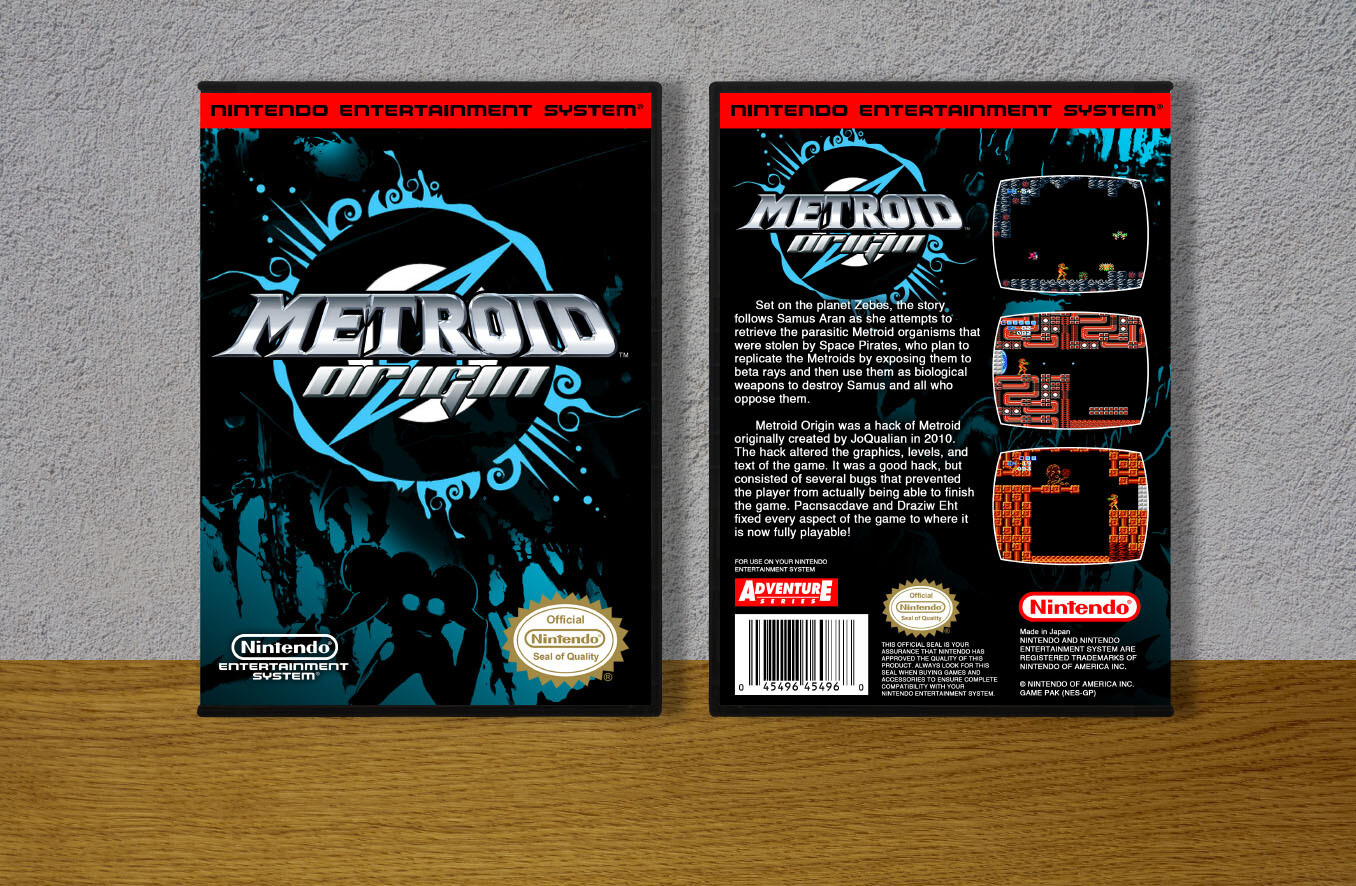 Metroid Origin, Case Color: DARK GREY (OEM DS CASE COLOR)