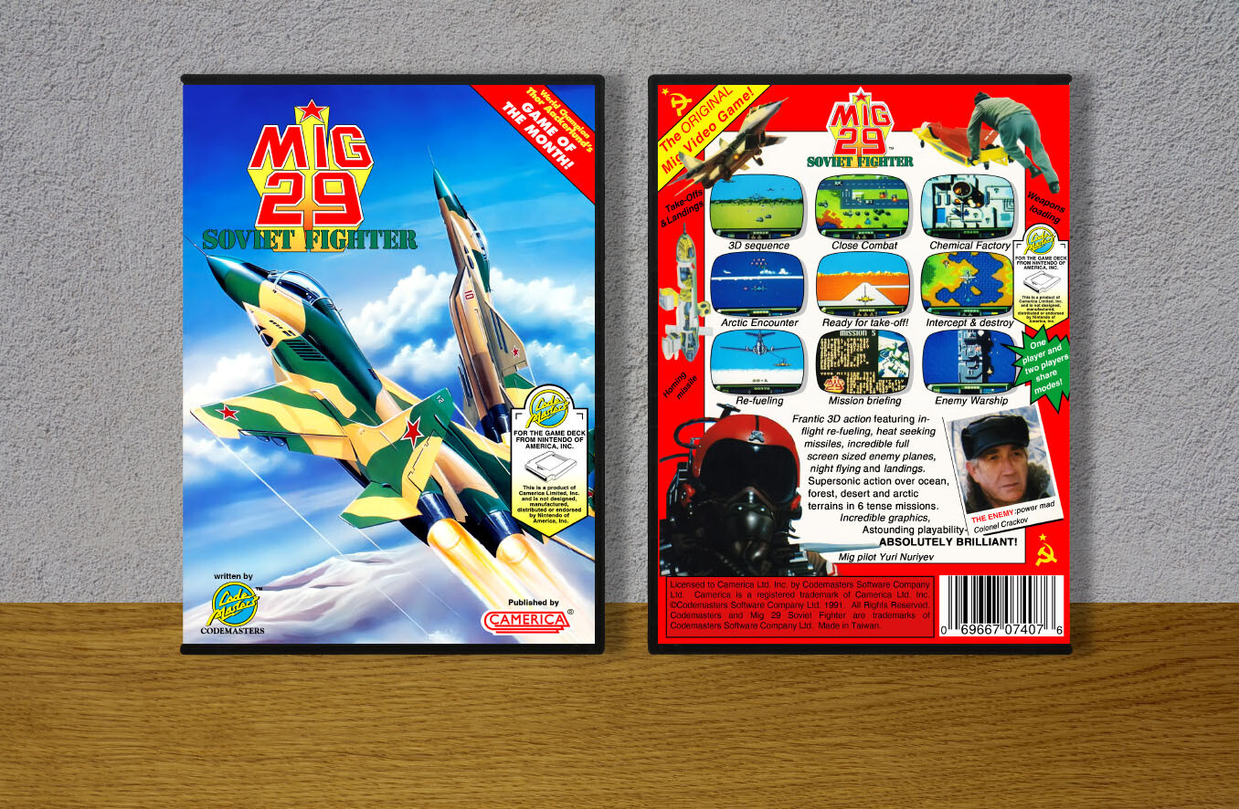 Mig 29: Soviet Fighter, Case Color: DARK GREY (OEM DS CASE COLOR)