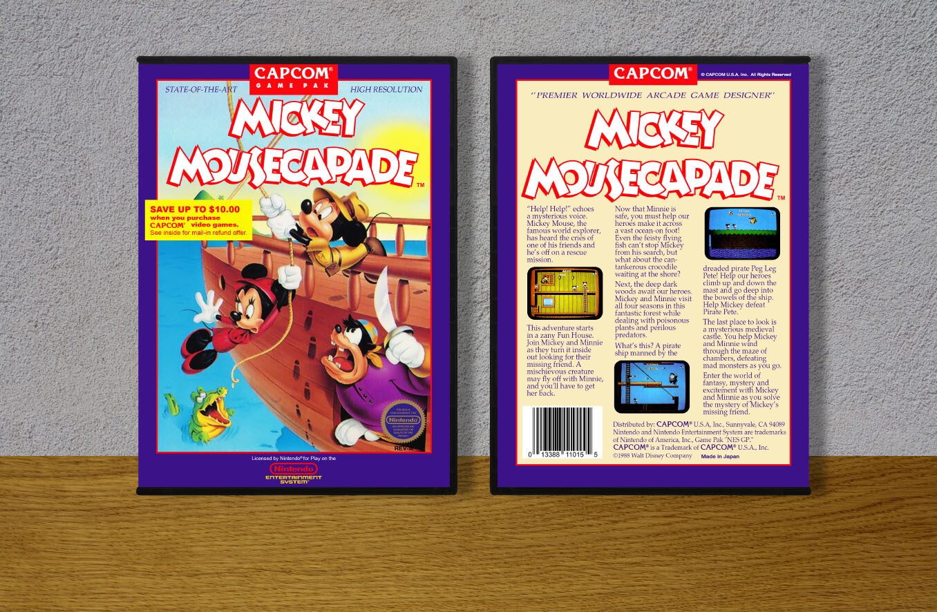 Mickey Mousecapade, Case Color: DARK GREY (OEM DS CASE COLOR)