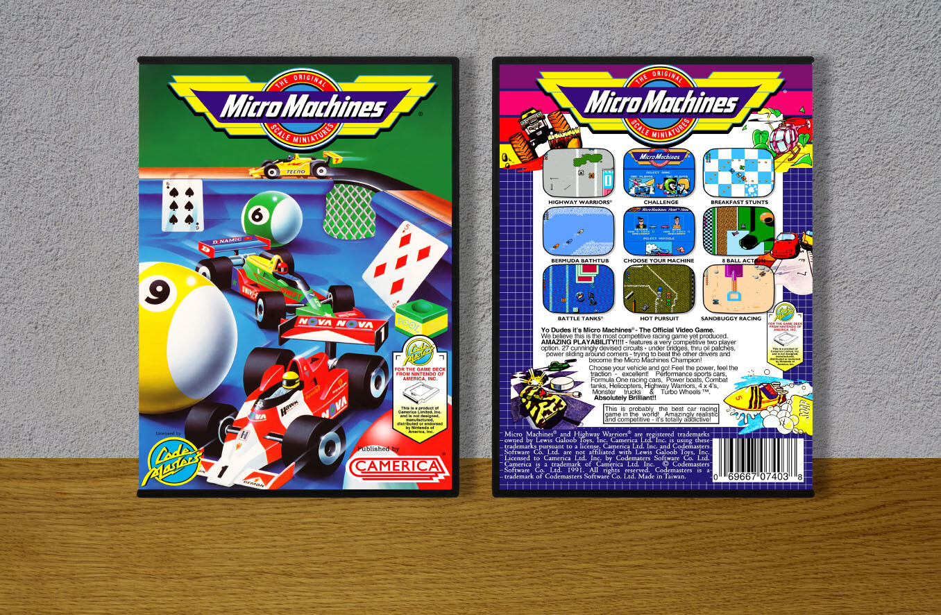 Micro Machines, Case Color: DARK GREY (OEM DS CASE COLOR)