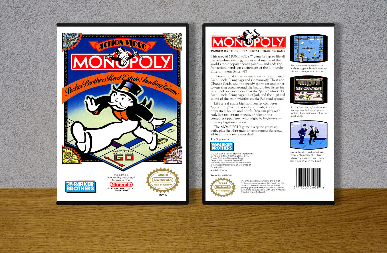 Monopoly, Case Color: DARK GREY (OEM DS CASE COLOR)