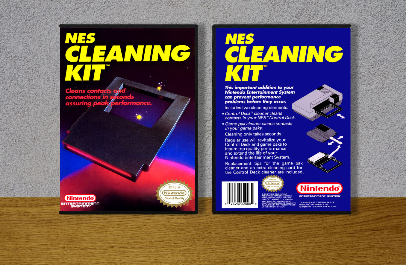 NES Cleaning Kit, Case Color: DARK GREY (OEM DS CASE COLOR)