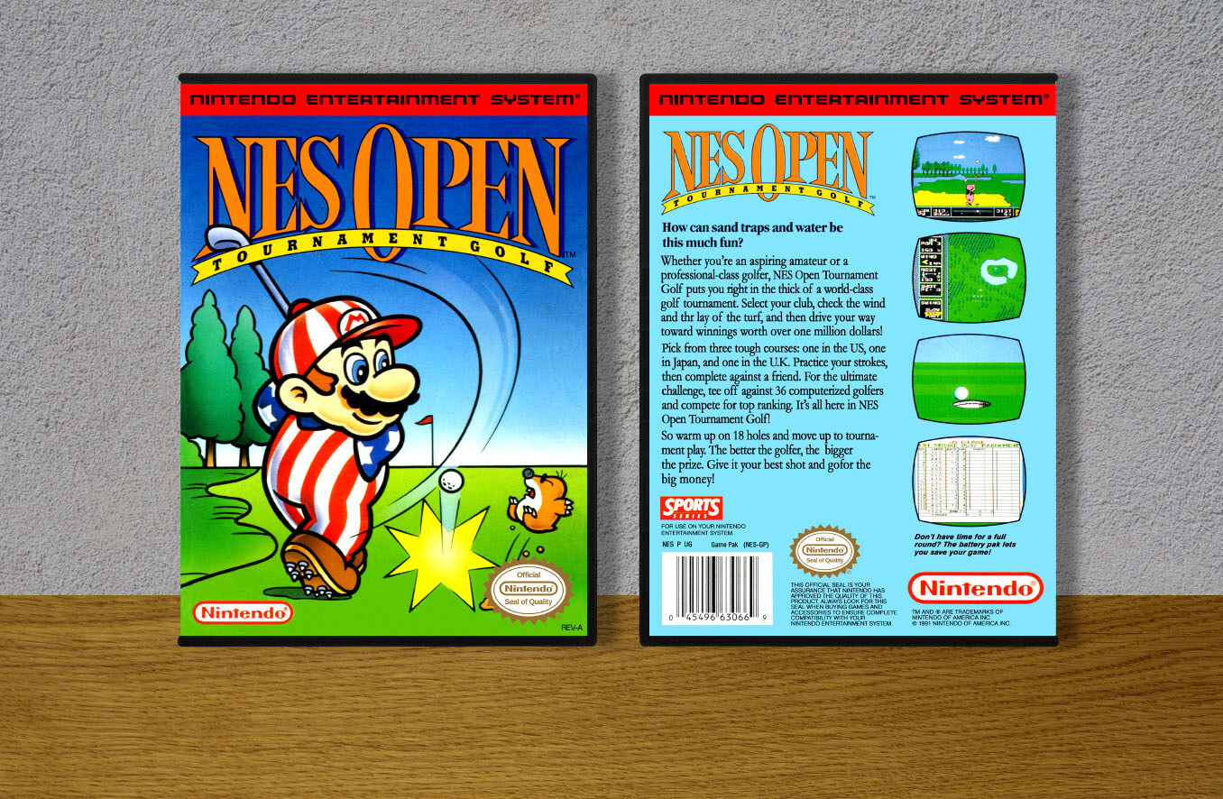 NES Open Tournament Golf, Case Color: DARK GREY (OEM DS CASE COLOR)