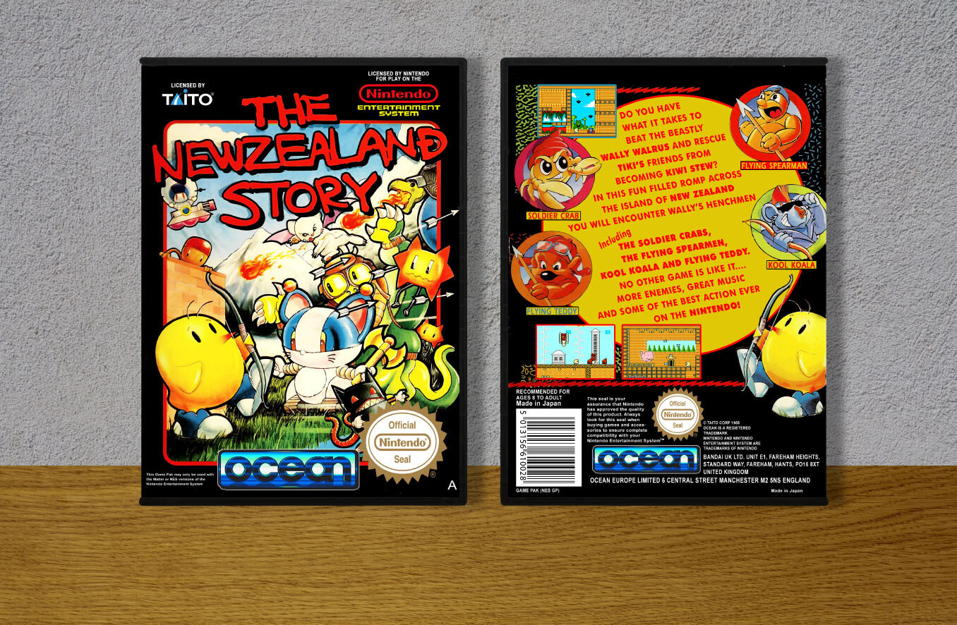 New Zealand Story, The, Case Color: DARK GREY (OEM DS CASE COLOR)