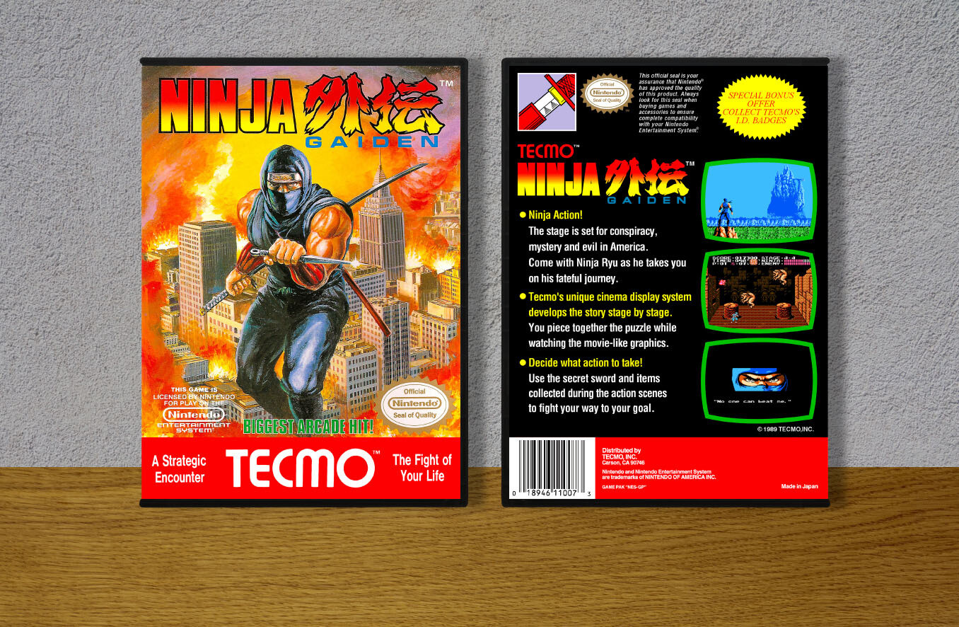 Ninja Gaiden, Case Color: DARK GREY (OEM DS CASE COLOR)