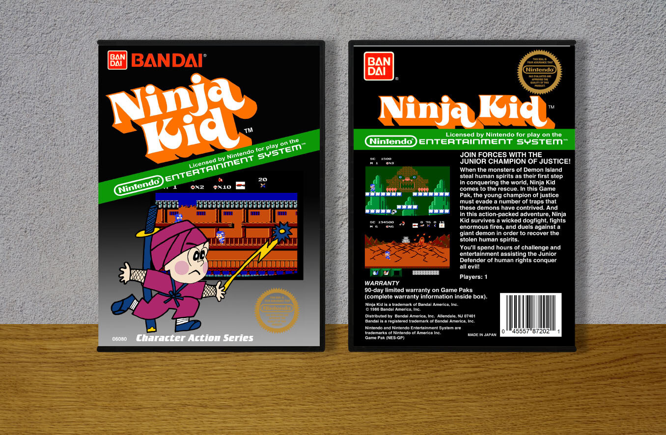 Ninja Kid, Case Color: DARK GREY (OEM DS CASE COLOR)