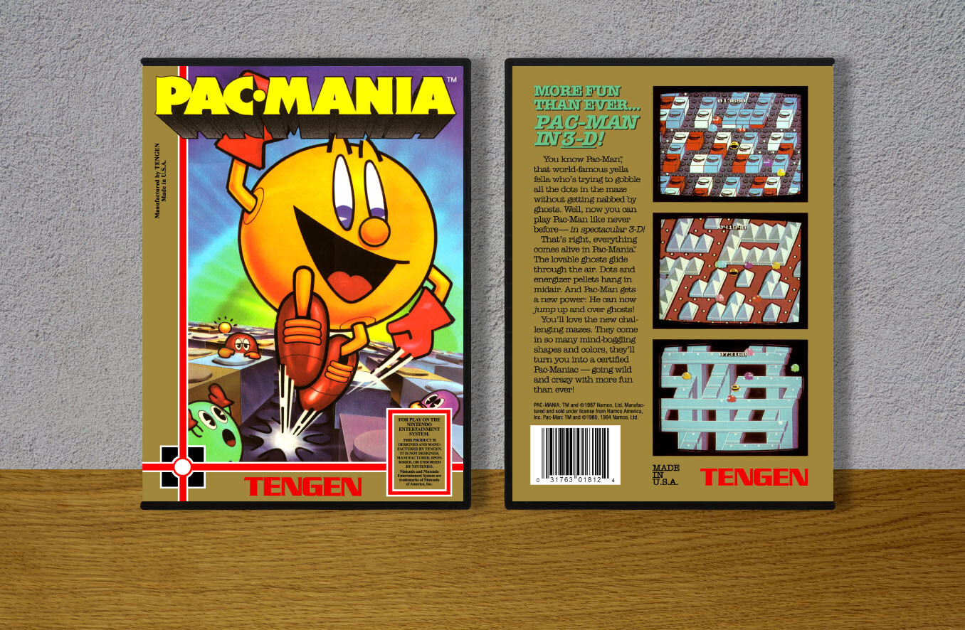 Pac-Mania, Case Color: DARK GREY (OEM DS CASE COLOR)