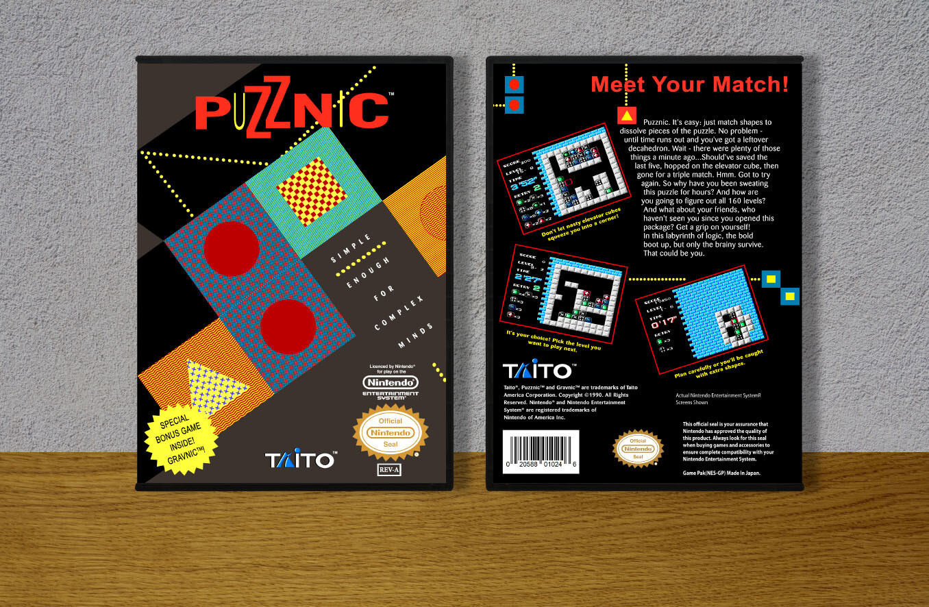 Puzznic, Case Color: DARK GREY (OEM DS CASE COLOR)